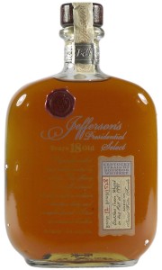 Jefferson's 1991 18 Year Old, Presidential Select Bourbon Whiskey