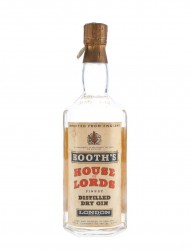 Booth's Dry Gin House of Lords Bottled 1960s