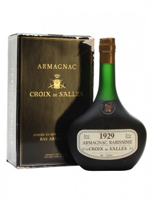 Croix de Salles 1929 Armagnac / Bottled 1988