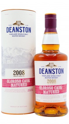 Deanston Oloroso Cask Matured 2008 12 year old