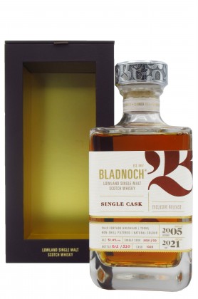 Bladnoch Single Cask #1022 2005 15 year old