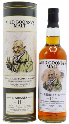 Benrinnes Auld Goonsy's Single Sherry Cask #311599 2010 11 year old
