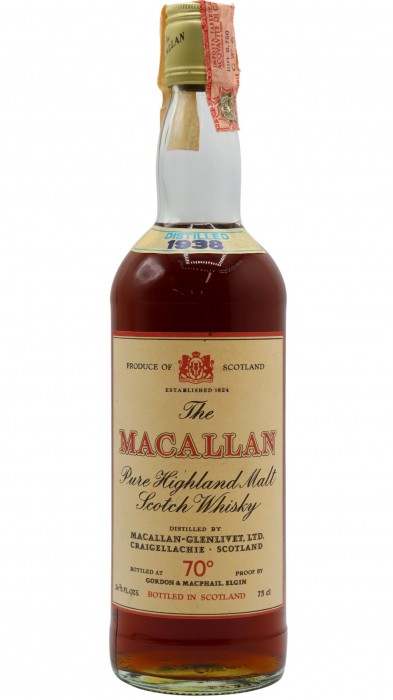 Macallan Pure Highland Malt 1938
