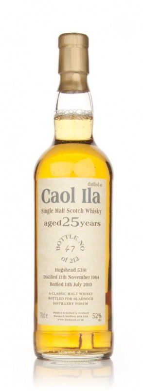 Caol Ila 25 Year Old 1984 Cask #5391 Bladnoch