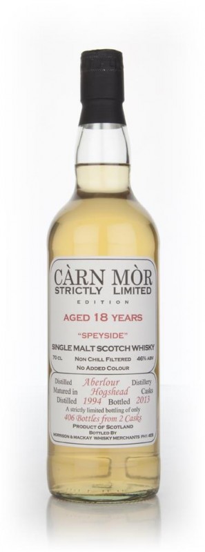 Aberlour 18 Year Old 1994 Strictly Limited Carn Mor