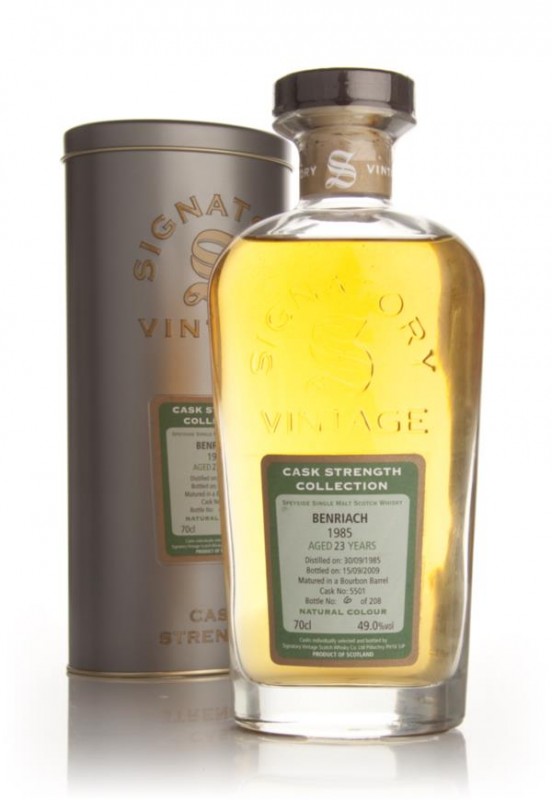 BenRiach 23 Year Old 1985 Cask Strength Collection Signatory