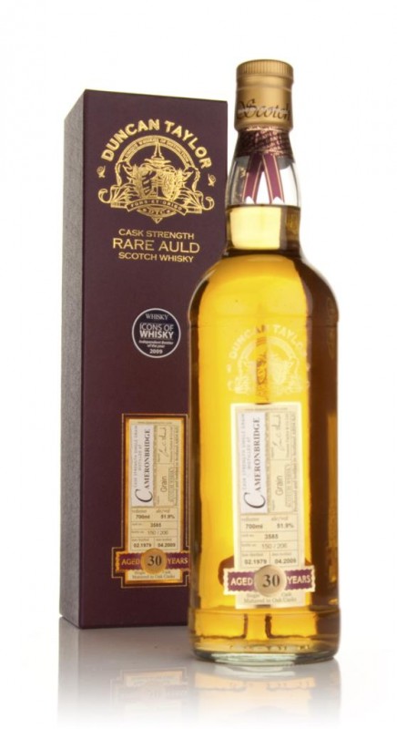 Cameronbridge 30 Year Old 1979 Rare Auld Duncan Taylor
