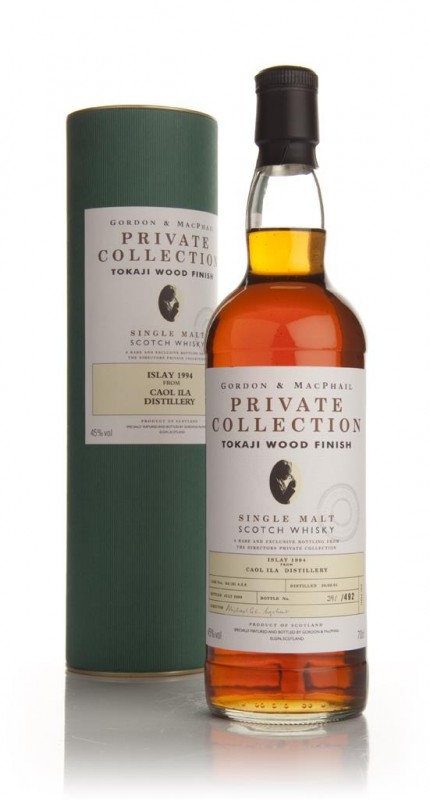 Caol Ila 14 Year Old 1994 Tokaji Wood Finish Private Collection Gordon & MacPhail