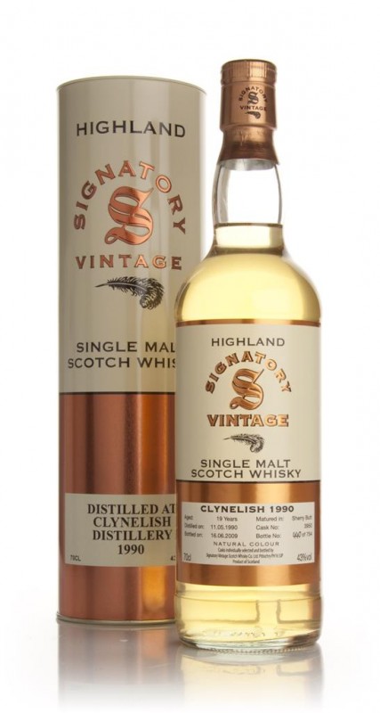 Clynelish 19 Year Old 1990 Signatory