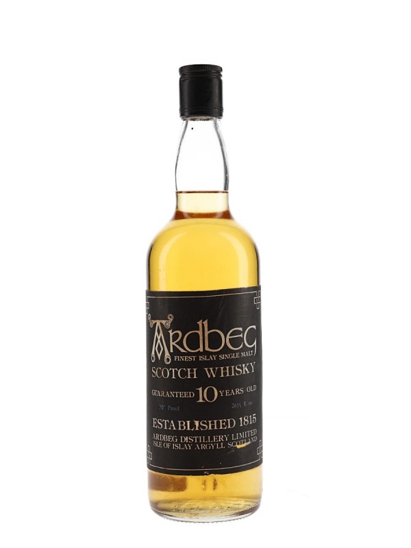 Ardbeg 10 Year Old Bottled 1960s