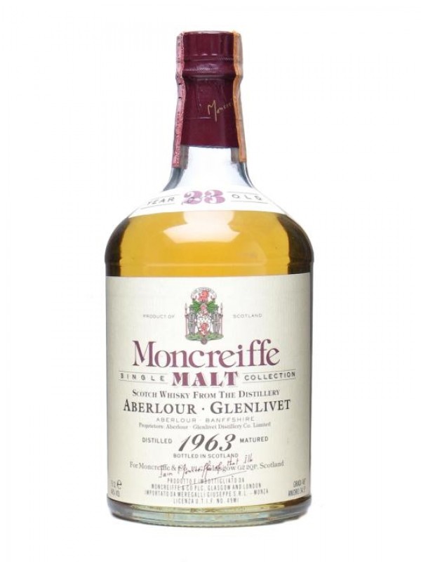 Aberlour 1963 23 Year Old Moncreiffe Independent Bottling