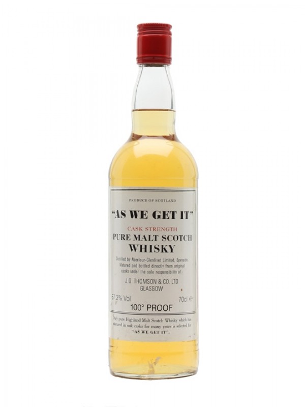 Aberlour Glenlivet As We Get It Independent Bottling