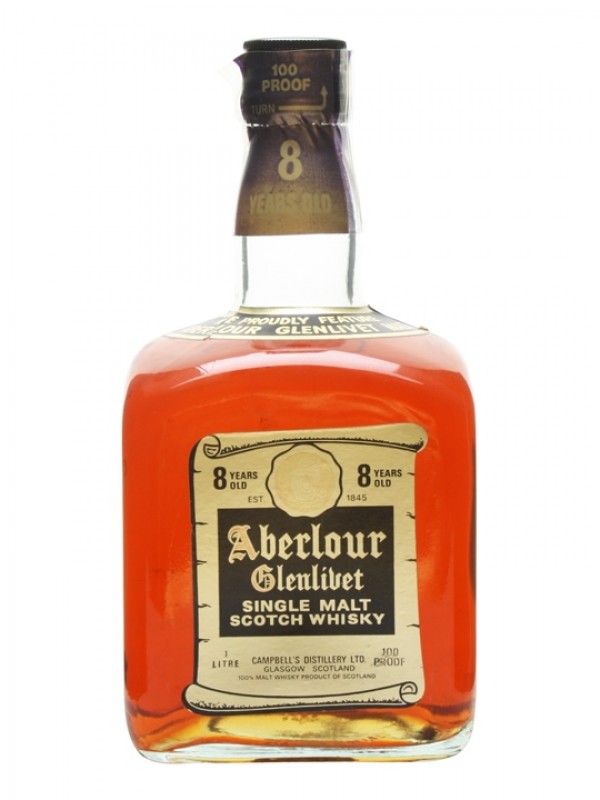 Aberlour Glenlivet 8 Year Old Bottled 1980s