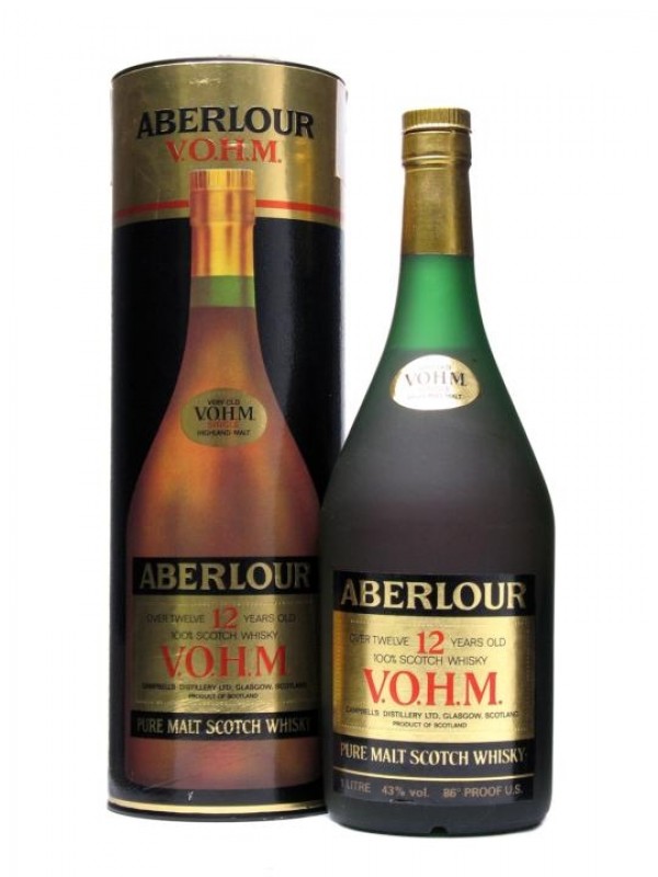 Aberlour 12 Year Old VOHM Bottled 1980's