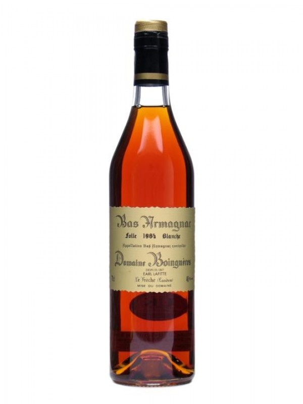 Domaine Boingneres 1984 Bas Armagnac Folle Blanche