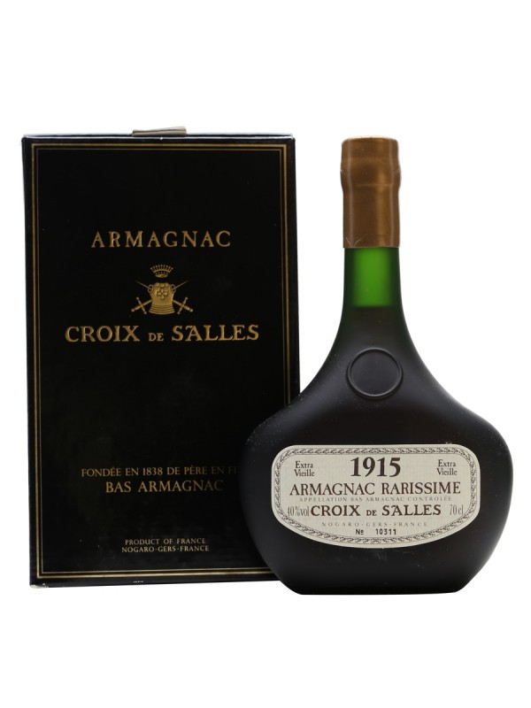 Croix de Salles 1915 Armagnac Bottled 1993