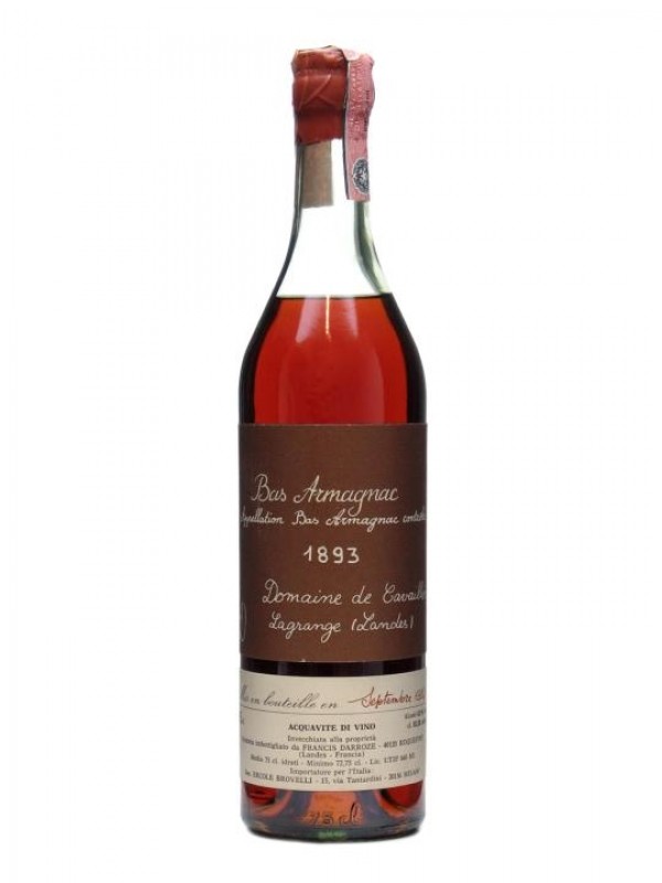 Domaine de Cavaillon 1893 Armagnac Bottled 1983 Darroze