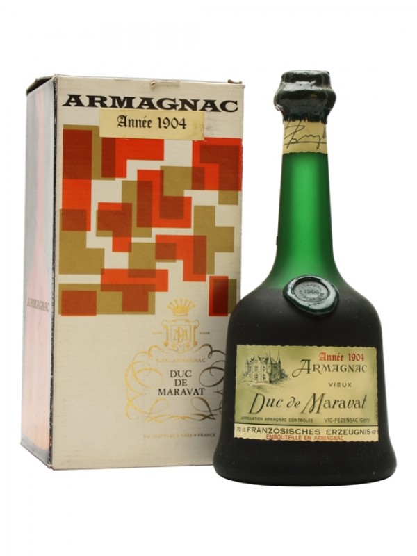 Duc de Maravat 1904 Armagnac / Bottled 1980s