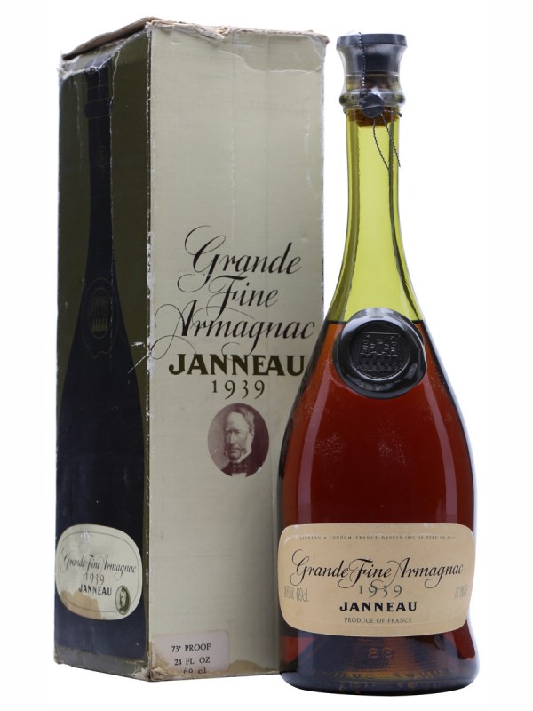 Janneau 1939 Armagnac Bottled 1960s