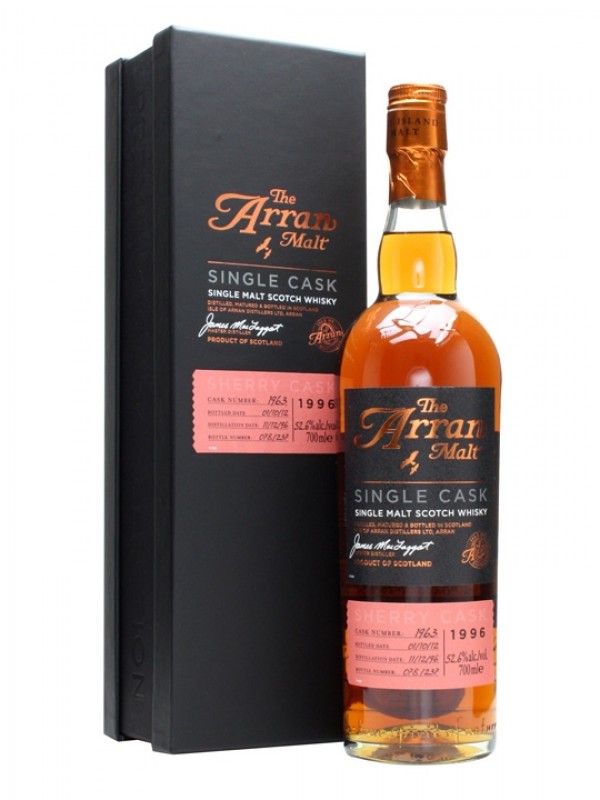 Arran 1996 15 Year Old Sherry Cask #1963