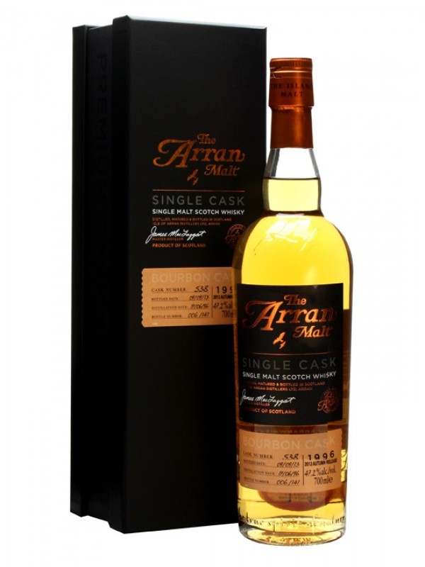 Arran 1996 17 Year Old Bourbon Cask #538