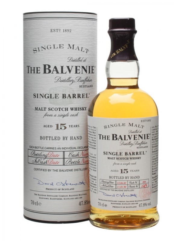 Balvenie 1990 15 Year Old Single Barrel