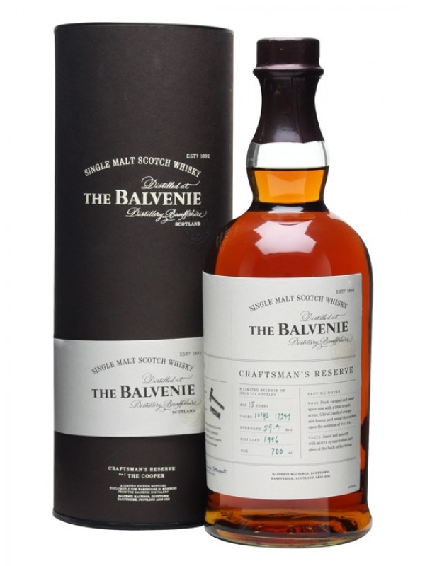 Balvenie 1996 15 Year Old Craftman's Reserve The Cooper