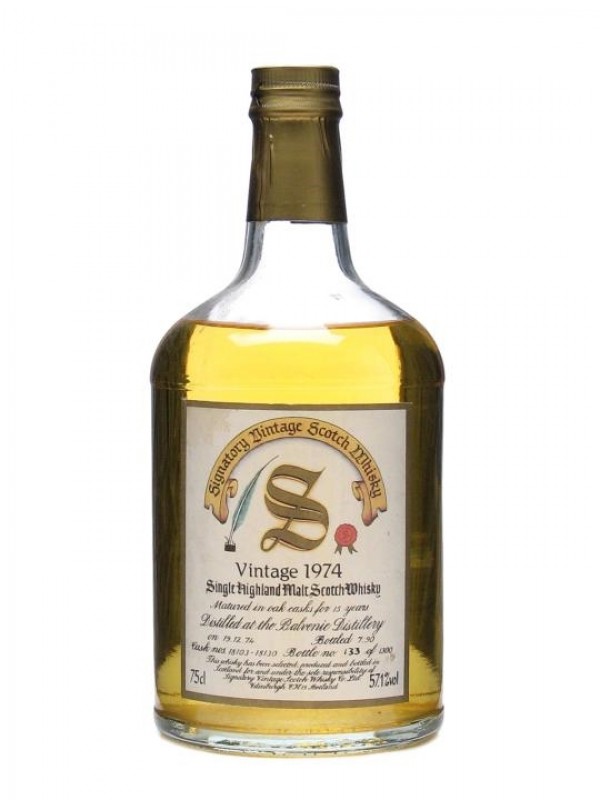 Balvenie 1974 15 Year Old Signatory
