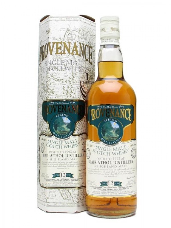 Blair Athol 1993 12 Year Old Sherry Cask McGibbon's Provenance