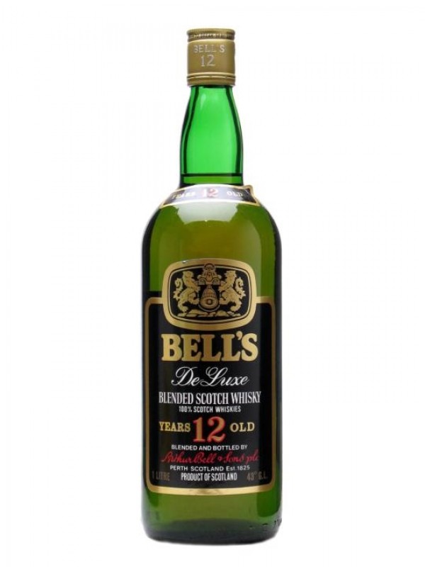 Bell's 12 Year Old De Luxe Bottled 1970s Litre