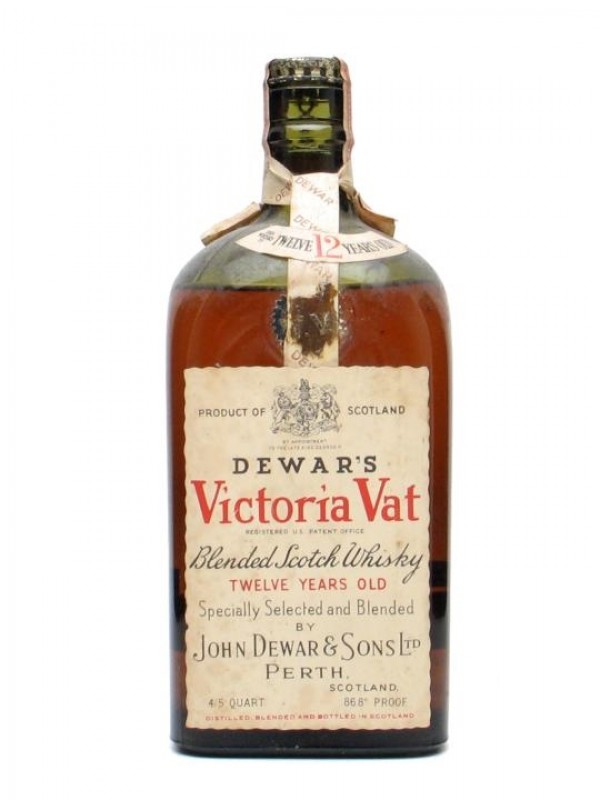 Dewar's Victoria Vat 12 Year Old Bottled 1940's