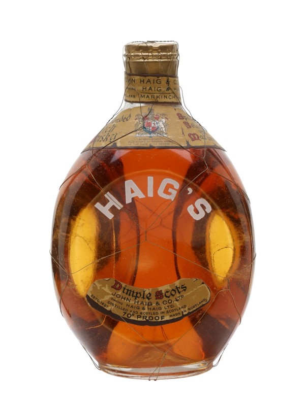 Haig's Spring Cap Bottled 1940's Late King George VI