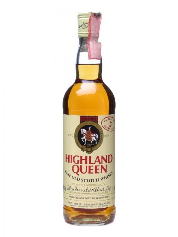 Highland Queen 5 Year Old Bottled 1980s