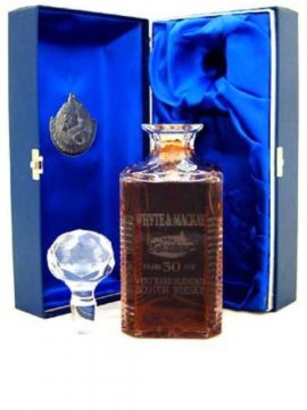 Whyte & Mackay 30 Year Old Crystal Decanter