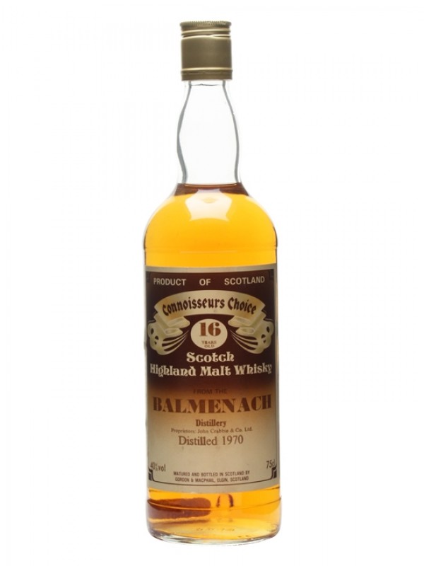 Balmenach 1970 16 Year Old Connoisseurs Choice Gordon & Macphail