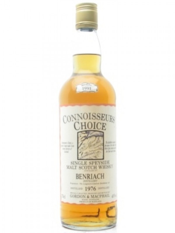 Benriach 1976 Map Label Connoisseurs Choice Gordon & Macphail