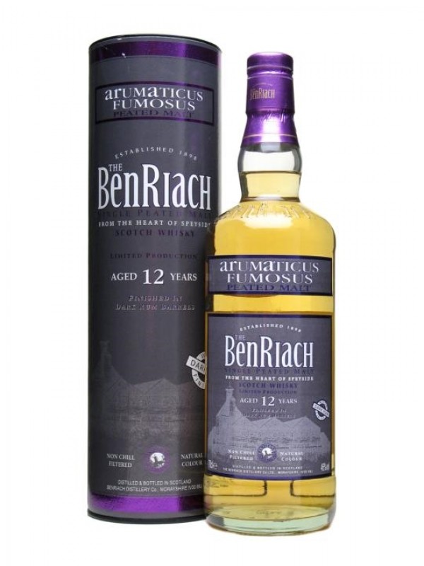 Benriach 12 Year Old Arumaticus Fumosus Peated Dark Rum Cask