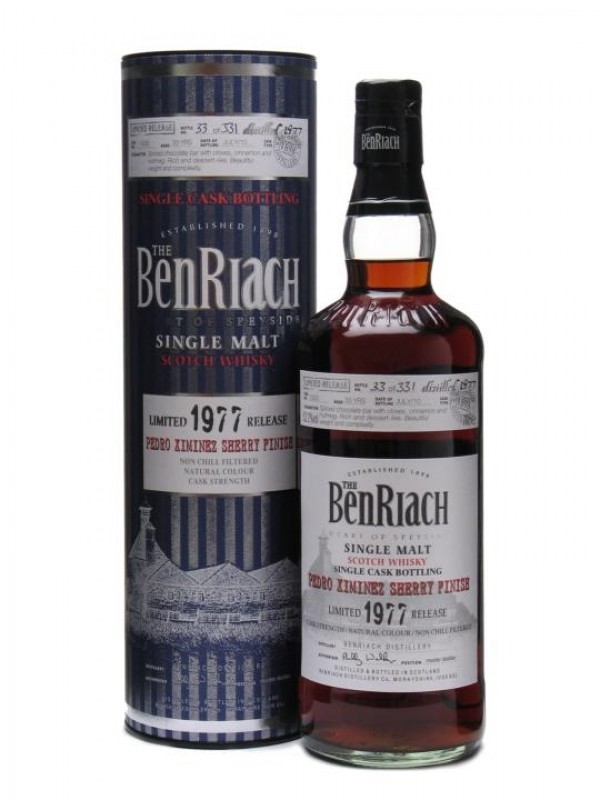 Benriach 1977 33 Year Old Pedro Ximinez Sherry Finish