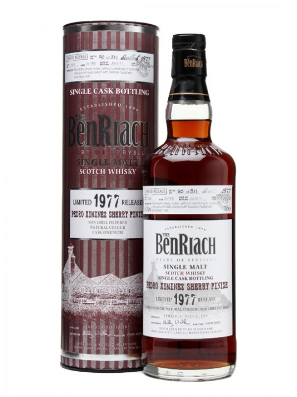 Benriach 1977 34 Year Old Pedro Ximinez Sherry Finish