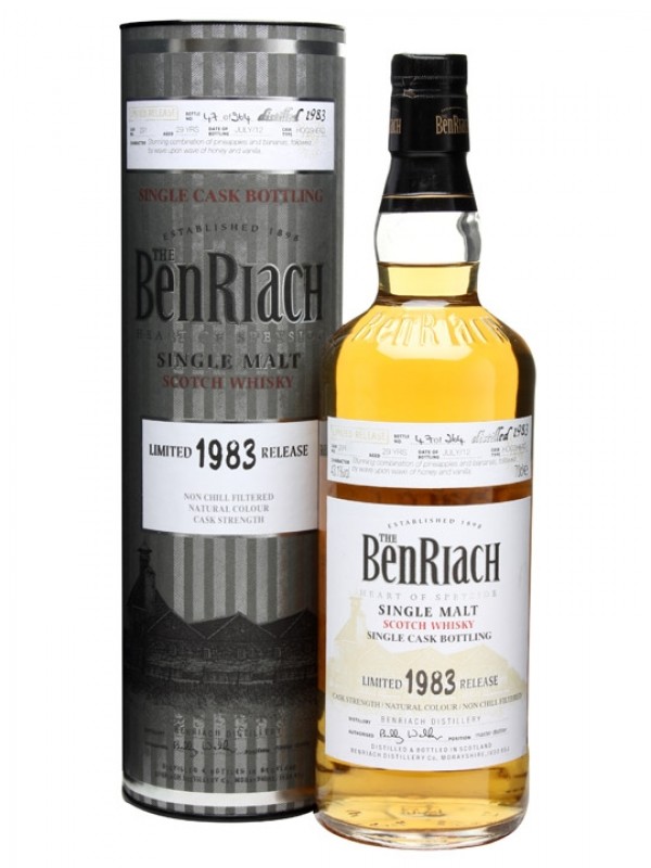 Benriach 1983 29 Year Old Cask #291
