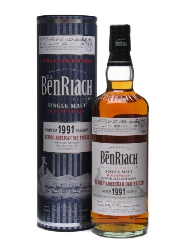 Benriach 1991 19 Year Old Virgin American Oak Finish
