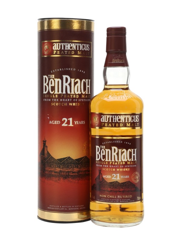 Benriach 21 Year Old Authenticus Peated Malt