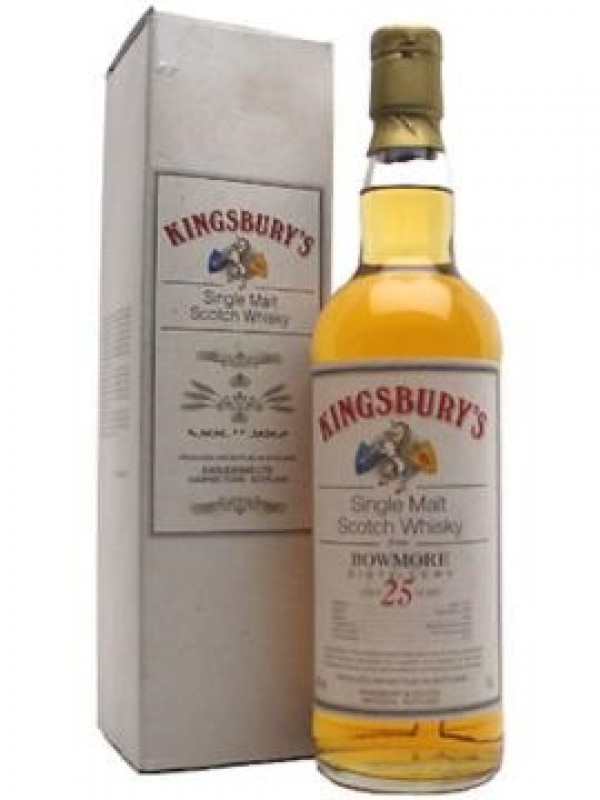 Bowmore 1973 25 Year Old Kingsbury's Independent Bottling