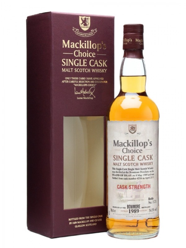 Bowmore 1989 21 Year Old Cask #4296 Mackillop's