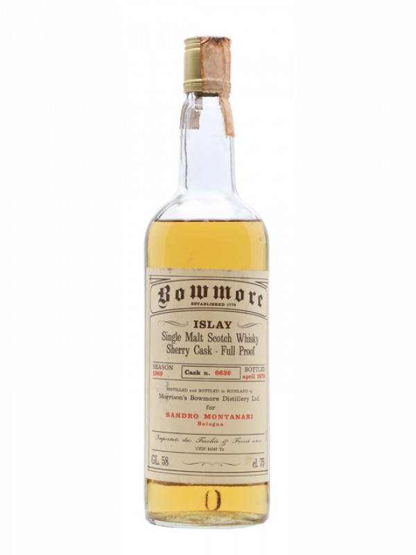 Bowmore 1969 Bottled 1978 Sherry Cask #6636