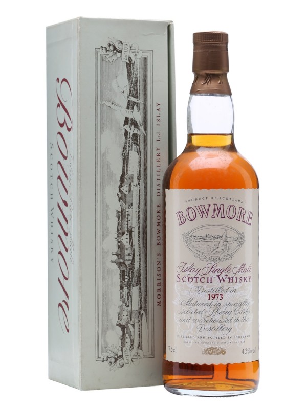 Bowmore 1973 Vintage Label