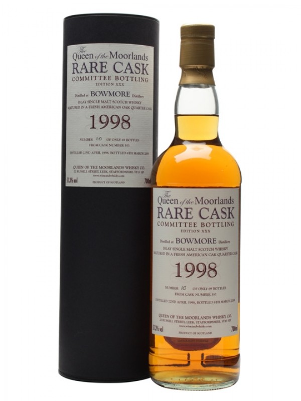 Bowmore 1998 10 Year Old Cask #353 Queen of the Moorlands