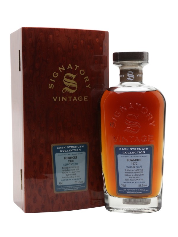Bowmore 1970 35 Year Old Signatory