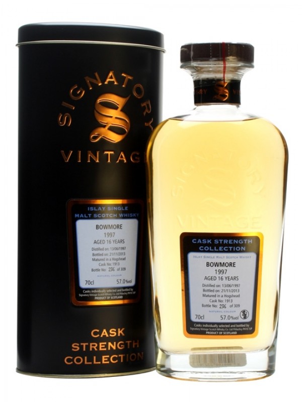 Bowmore 1997 16 Year Old Cask #1913 Signatory Cask Strength Collection