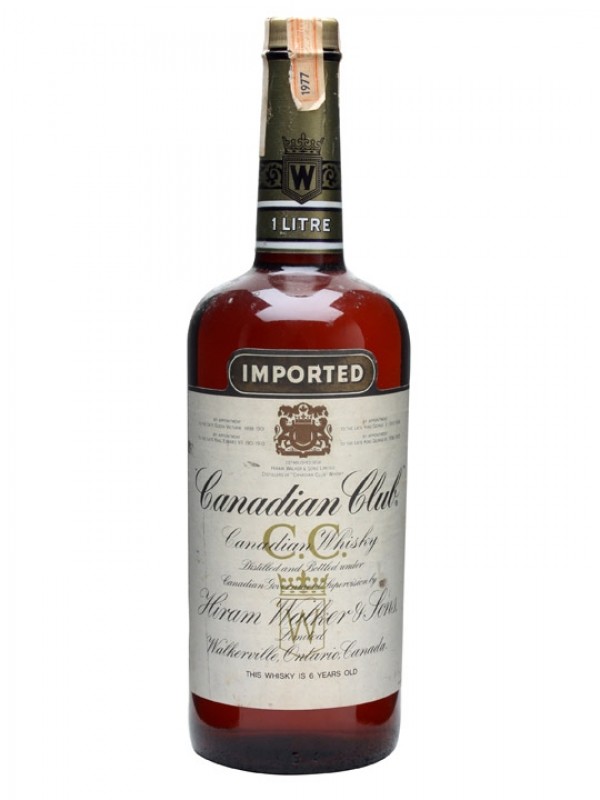 Canadian Club Bottled 1977